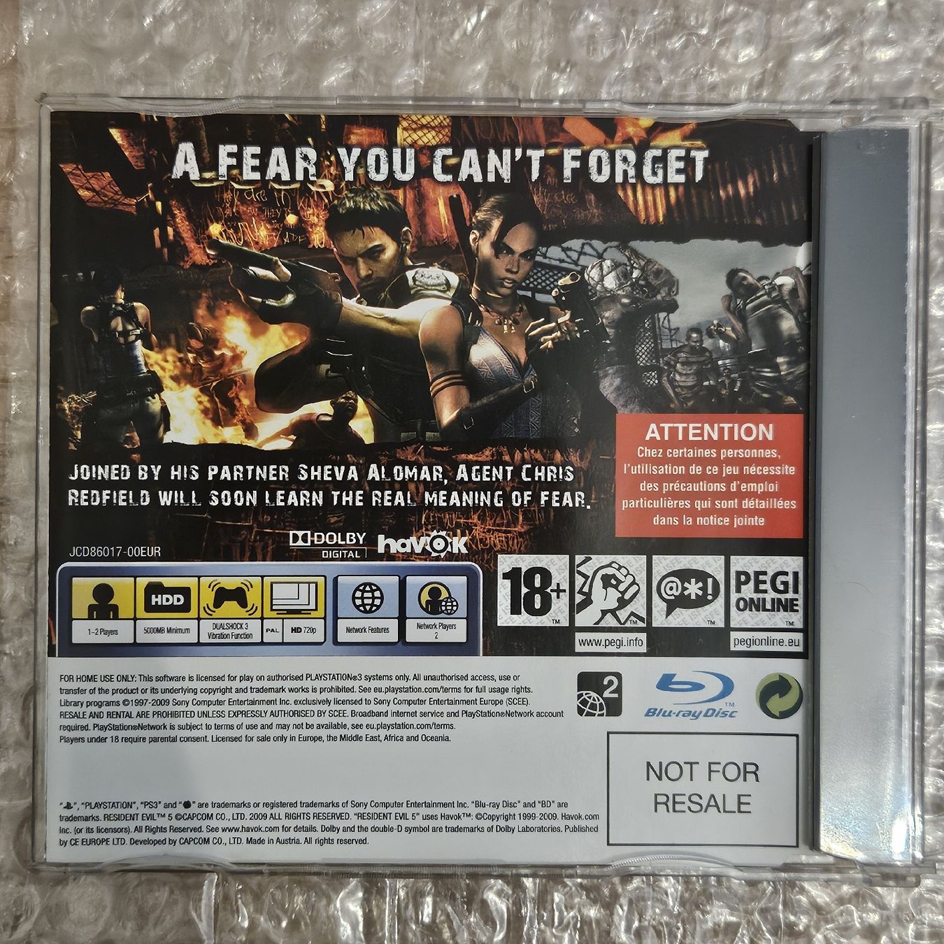 Capcom Spiele: Resident Evil 5 - PS3 - Version PROMO - Rare – Gebraucht aus Delémont von Max-VideoGames 2