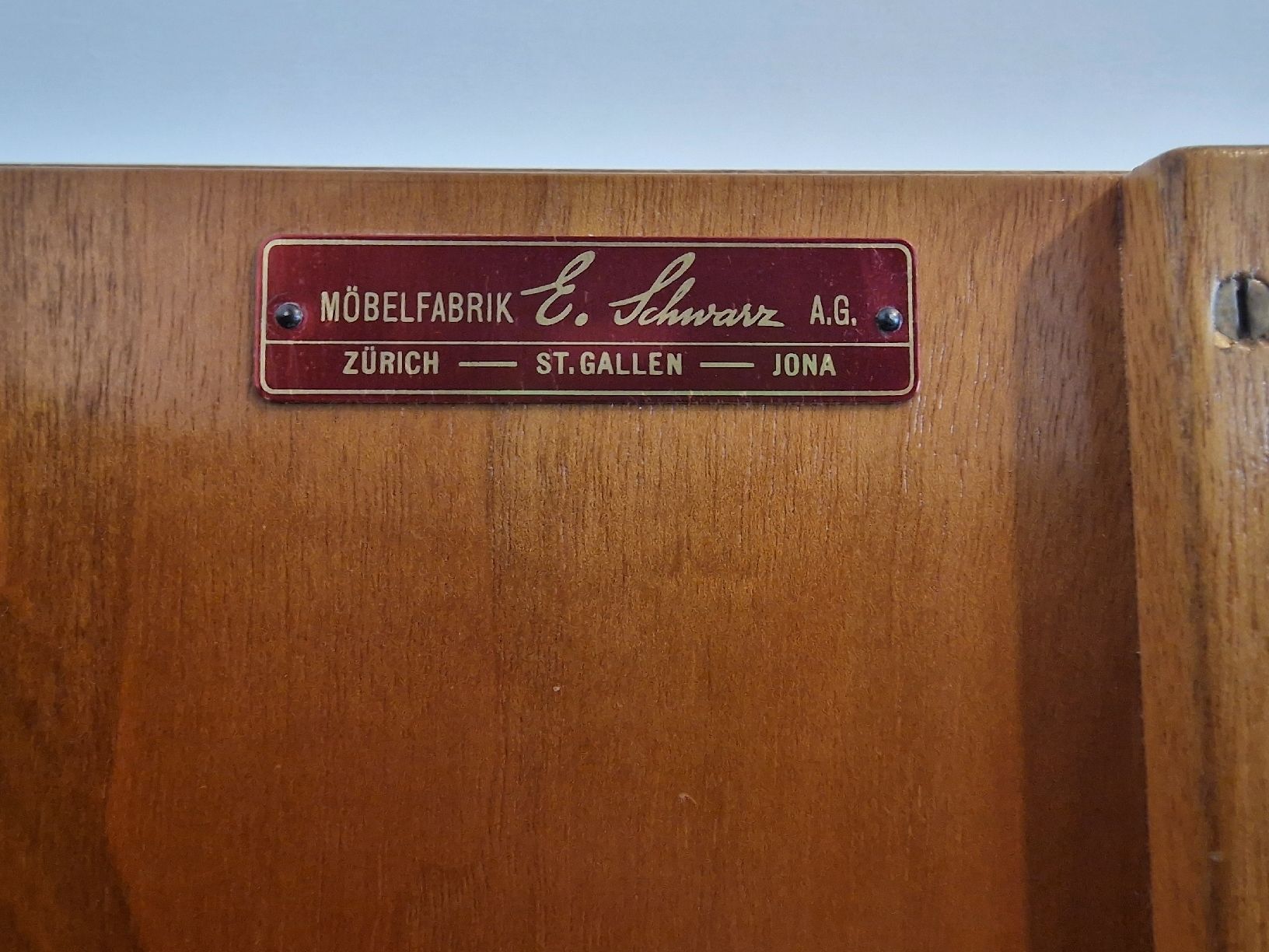 Credenze: Mid-Century Highboard (Möbelfabrik E. Schwarz) – Usato da Gattikon venduto da Biber50 6