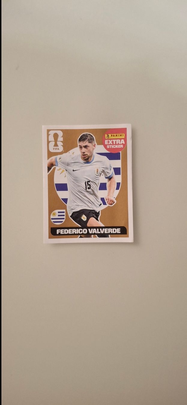 Panini Carte collezionabili: Federico Valverde, Panini Extra Sticker Bronze, WM 2026 – Usato da Zug venduto da Leo2004