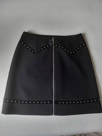 Jupe trapèze courte noire Maje - T40 FR - 38 CH