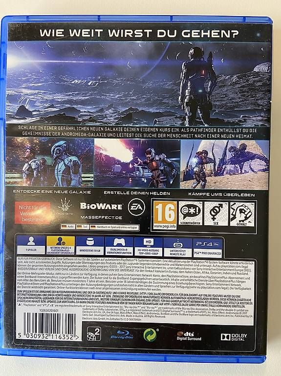 Sony Giochi: PS4 Game - Mass Effect ( Andromeda) – Usato da Gossau SG venduto da shnizzle 1