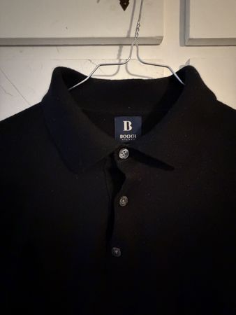 Maglione Boggi Milano nero taglia M Extrafine Merino