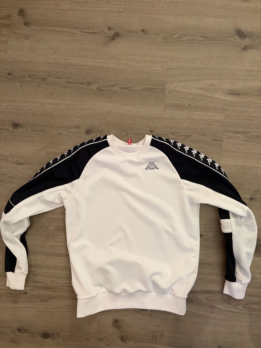 Kappa Maglioni & Felpe: Kappa Pullover Weiss/Schwarz, Top Zustand, M – Nuovo (secondo la descrizione) da Uitikon Waldegg venduto da WEB-HEAD