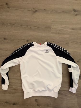 Kappa Pullover Weiss/Schwarz, Top Zustand, M