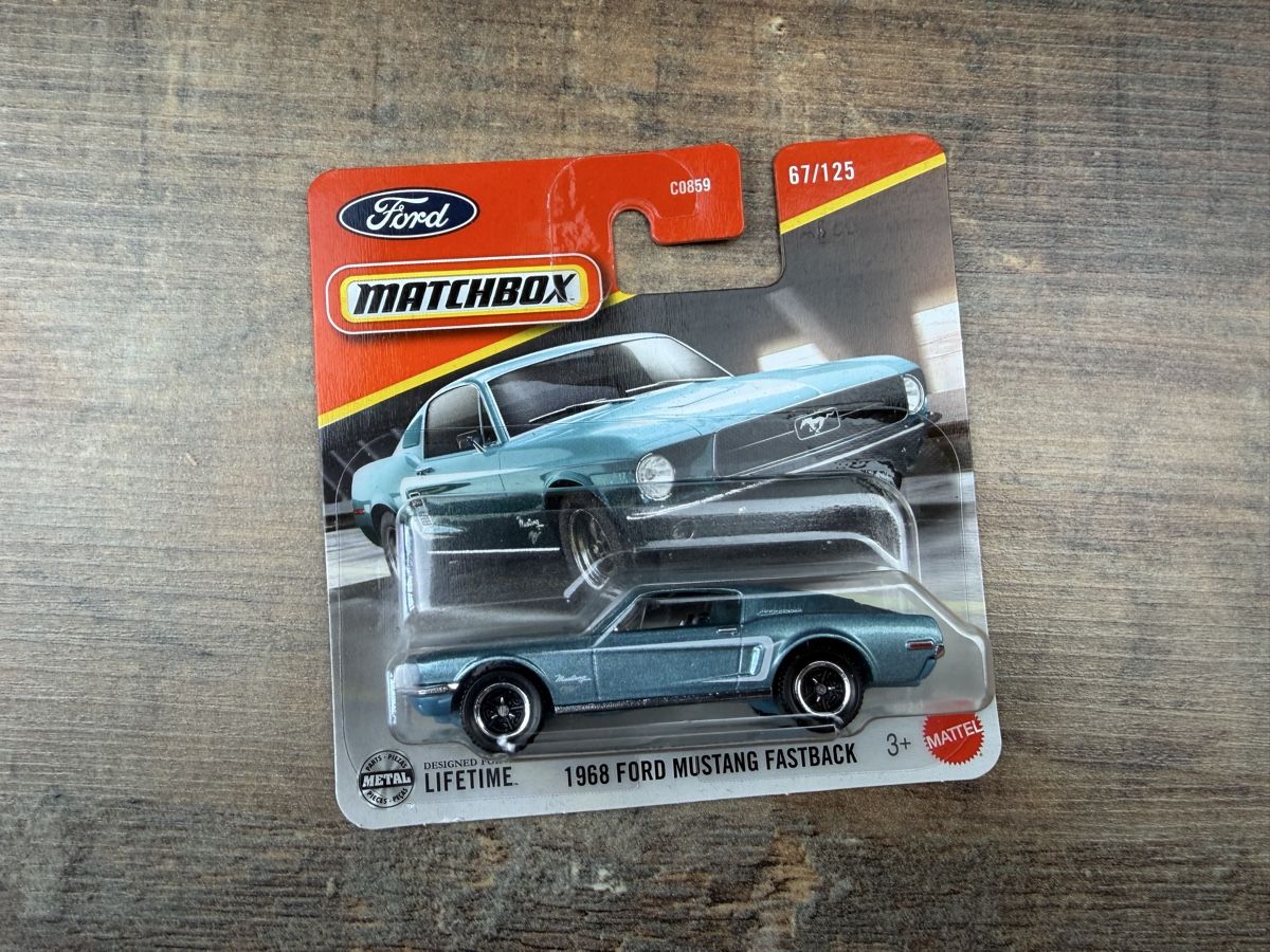 Matchbox Modellini d'auto: Matchbox 1968 Ford Mustang Fastback 67/125 neu – Nuovo e nell'imballaggio originale da Hallau venduto da R.R.91
