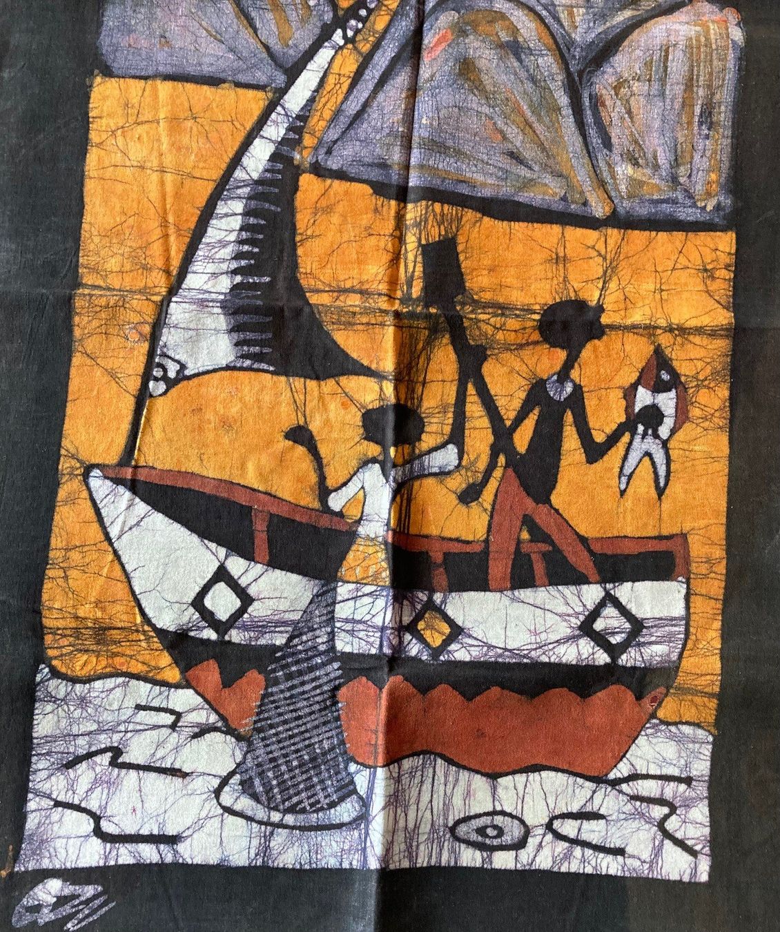 Tutte le decorazioni: Batik Wandbehang aus Afrika – Nuovo (secondo la descrizione) da Orselina venduto da Vrenegonde 1