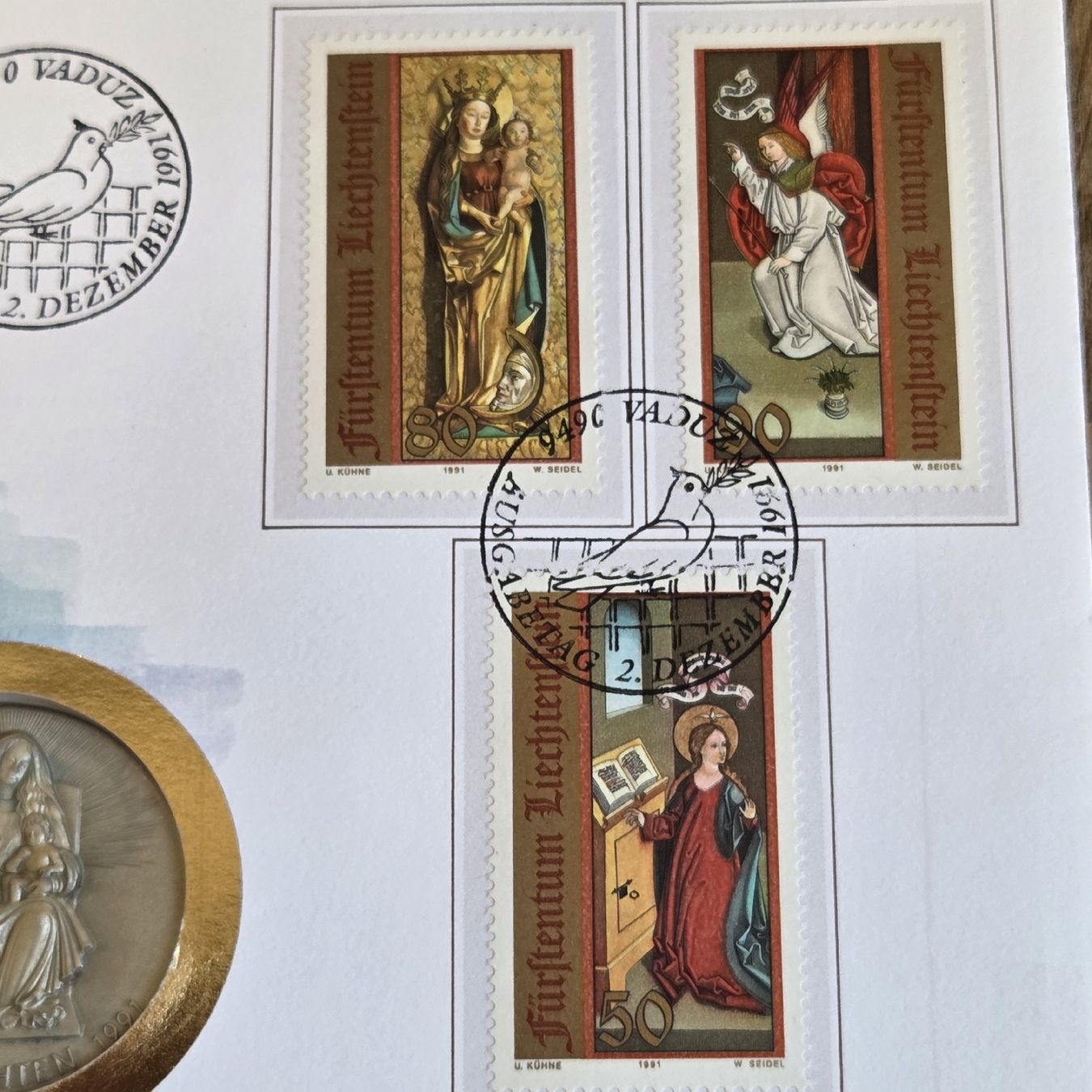 Medaillen: Silbermedaille Weihnachten 1991 – Gebraucht aus Stans von Ducati16 3