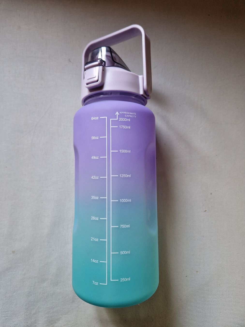 Borracce & Thermos: Trinkflasche 2L mit Zeitmarkierung neu – Nuovo (secondo la descrizione) da Luthern venduto da Ricolinchen 1