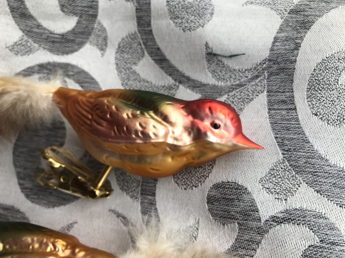 Tutte le decorazioni: 3 Vögel Christbaumschmuck Vogel – Nuovo e nell'imballaggio originale da Alpnach Dorf venduto da marvo 1