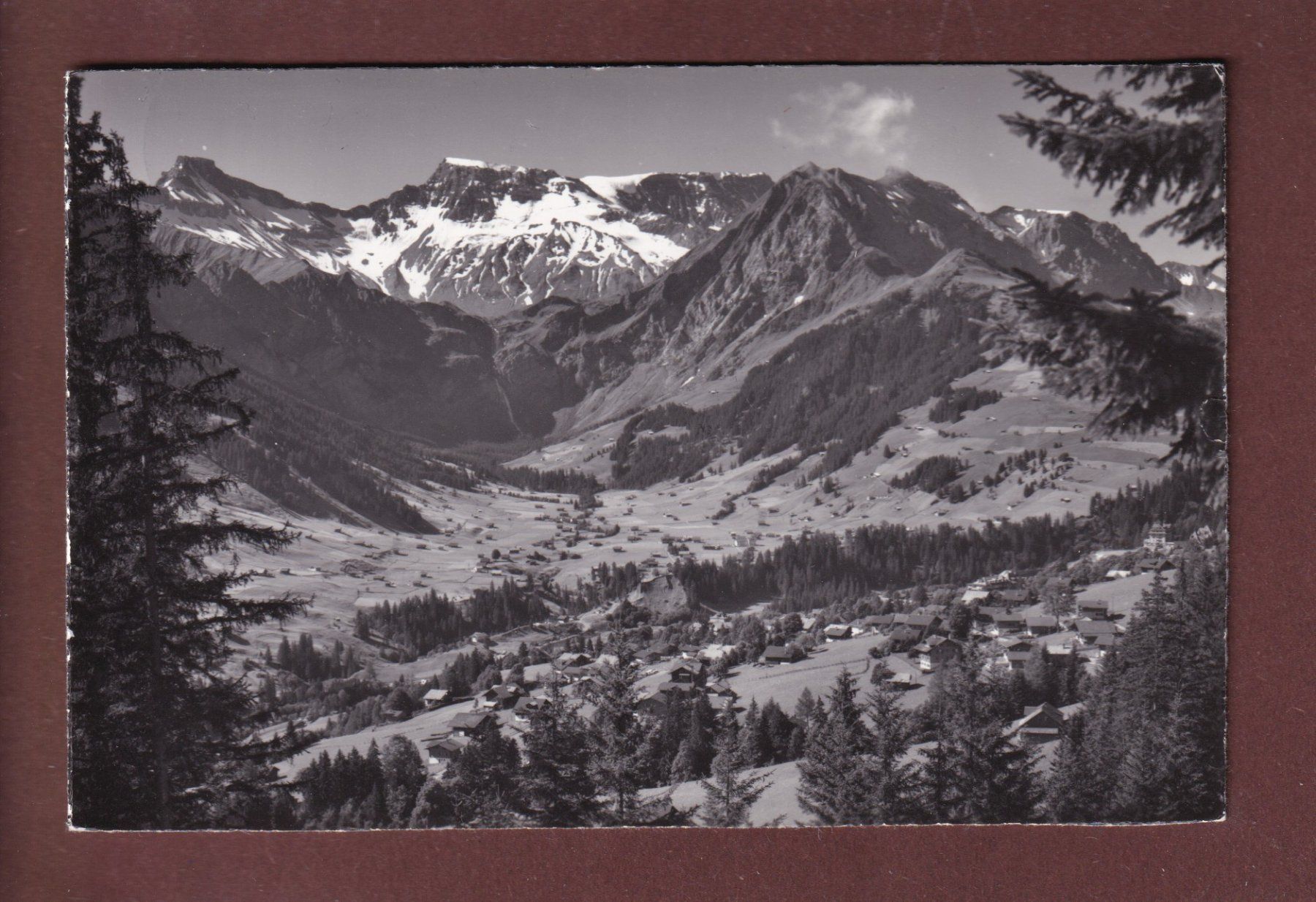 Cartoline postali: SCHLEGELL bei Adelboden - 1968 – Usato da Pully venduto da nicecards