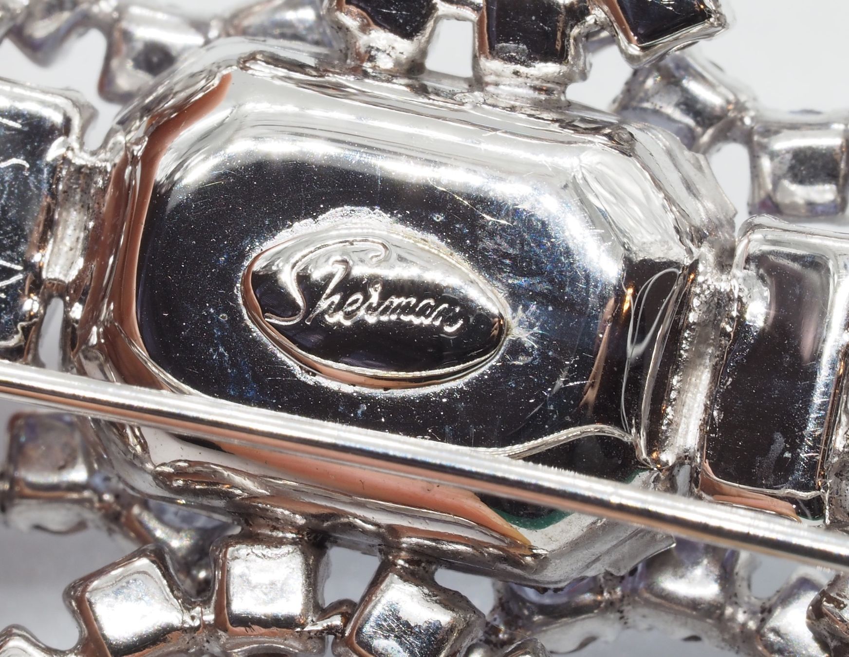 Spille & Fermagli: Grosse vintage SHERMAN Brosche; Strass – Usato da Zürich venduto da nostalgic_treasures 5