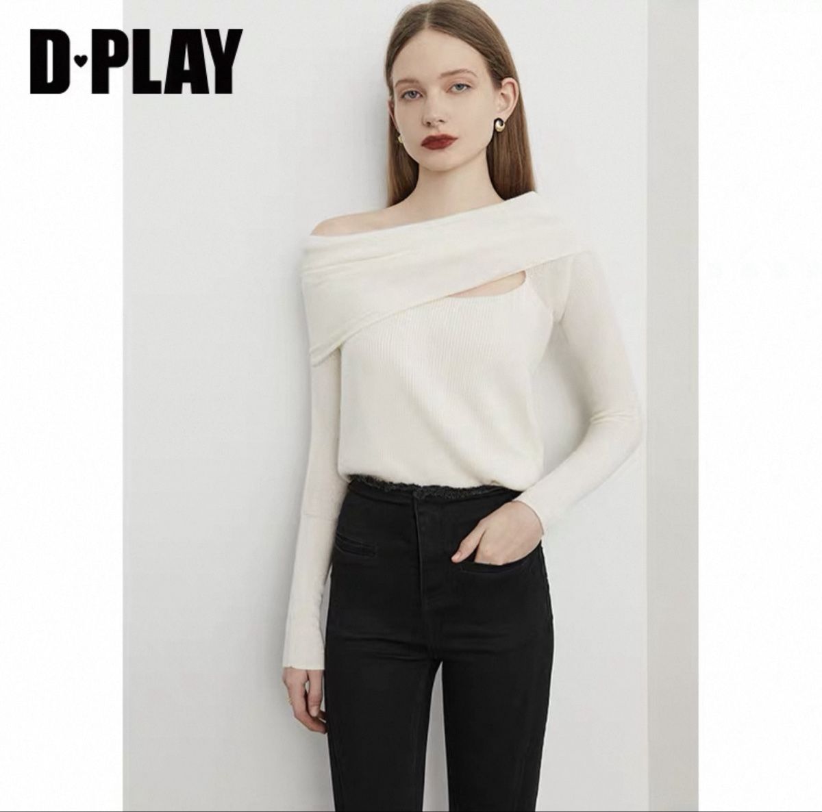 Maglioni & Felpe: NEW Ivory Off-Shoulder Knit Sweater Top – Nuovo (secondo la descrizione) da Dübendorf venduto da zhe_69pd 2