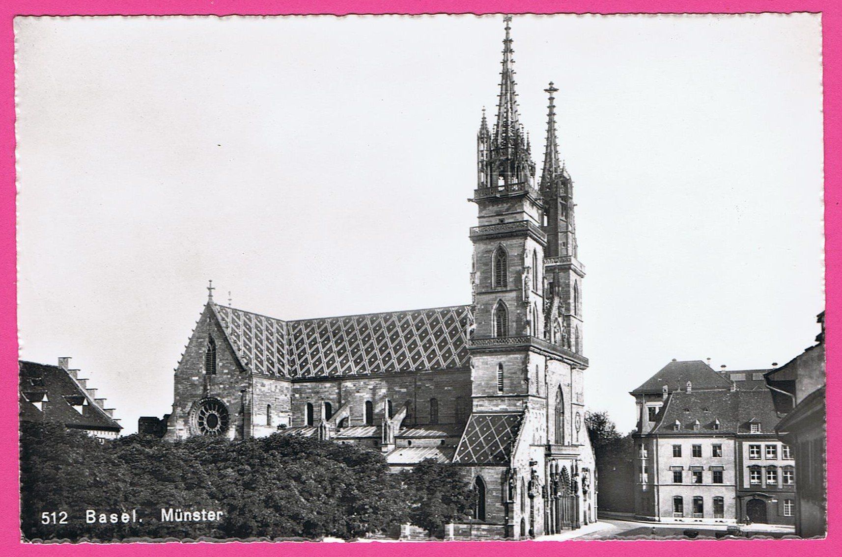 Cartes postales: Basel Münster – D'occasion à Einsiedeln par dillie