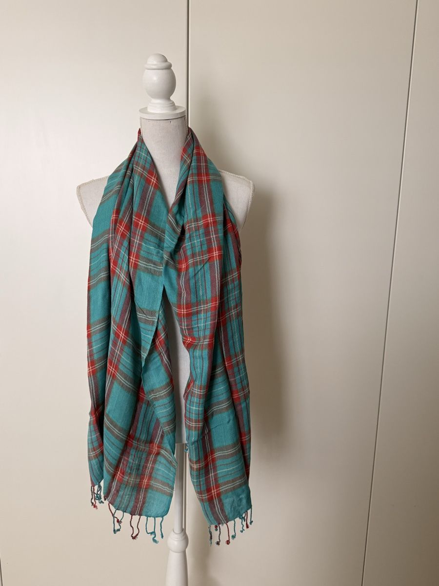 Foulard & Sciarpe: Karierter Schal blau-rot – Nuovo (secondo la descrizione) da Neerach venduto da lar_tkp2