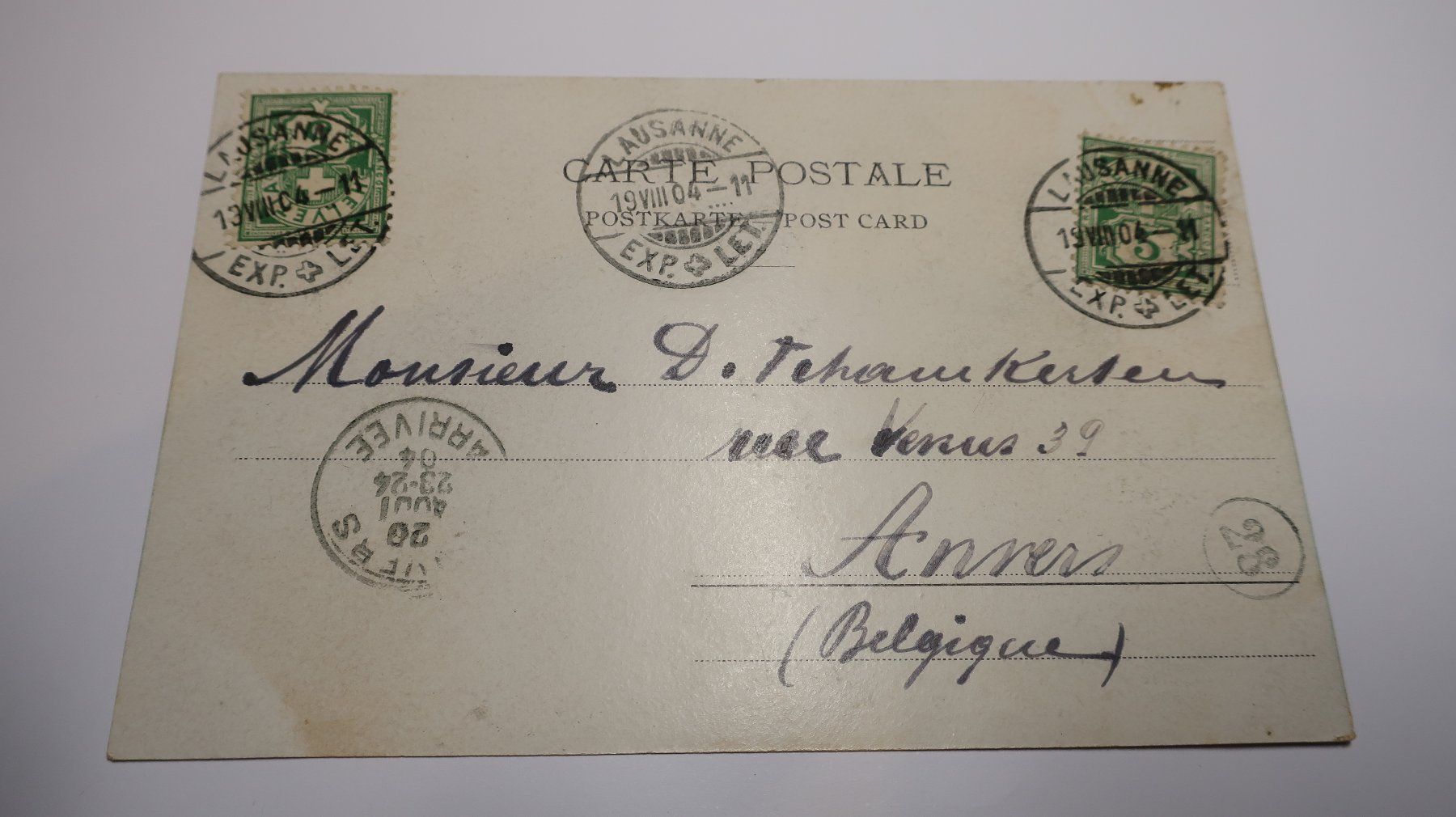 Cartoline postali: Barque du Léman 1904 – Usato da Cormoret venduto da Pascalll2001 2