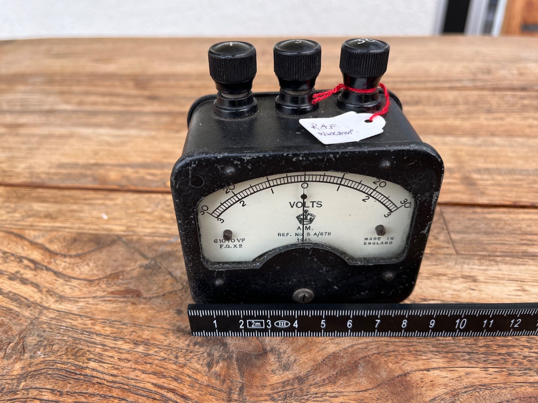 Misurare: Voltmeter Royal Airforce Werkstatt – Usato da Sirnach venduto da oli_82kd