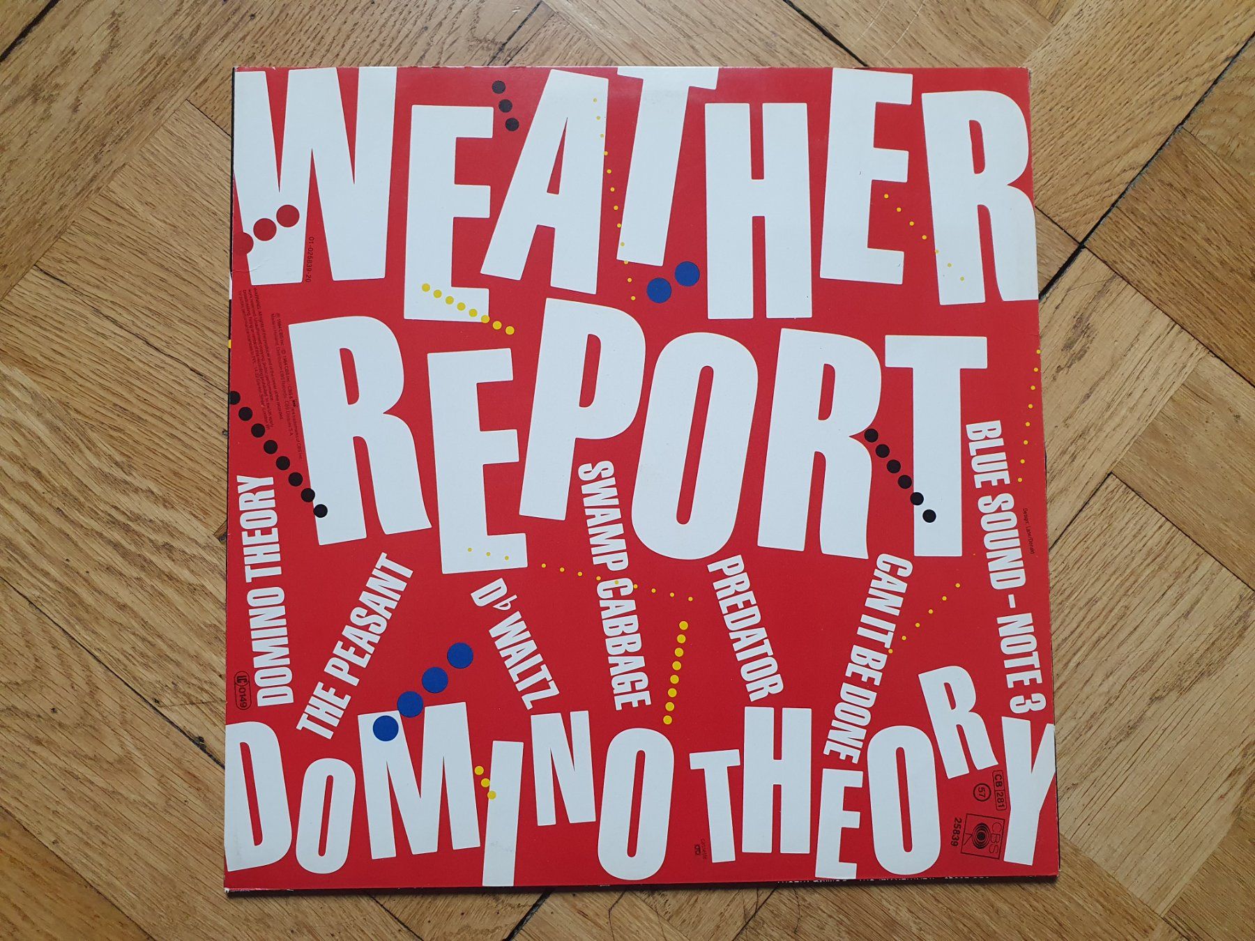Dischi in vinile: Weather Report Domino Theory LP Vinyl – Usato da Zürich venduto da haitimarasa 3