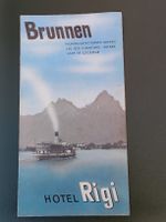 Alter Prospekt / Brunnen - Hotel Rigi Ausgabe ca. 1930