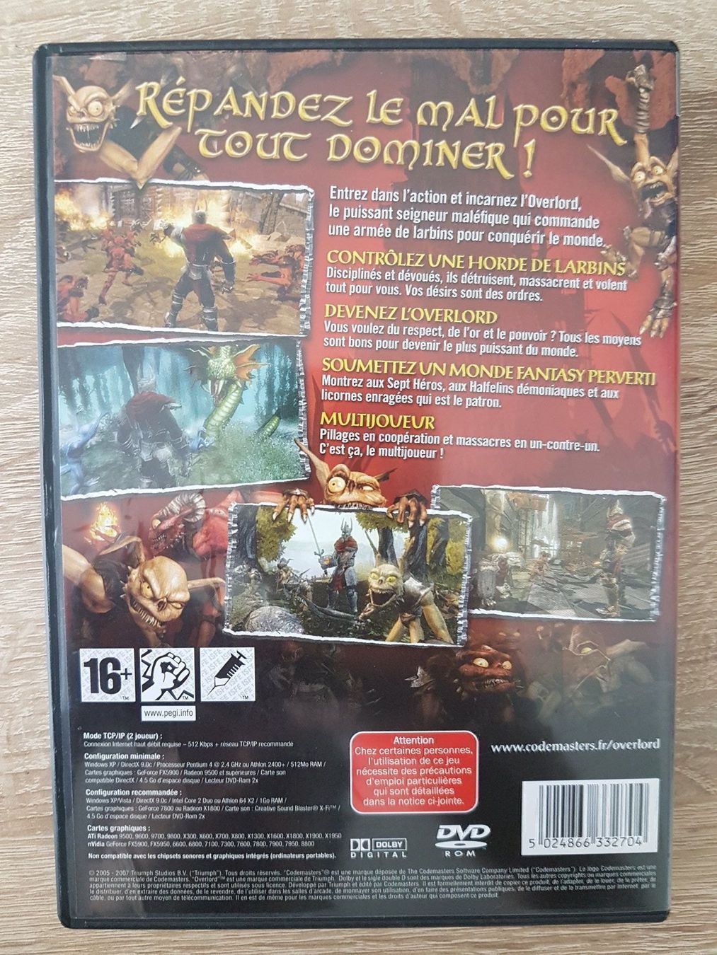 Spiele: Overlord (Multilanguage) - PC – Gebraucht aus Carouge GE von Franllo 1