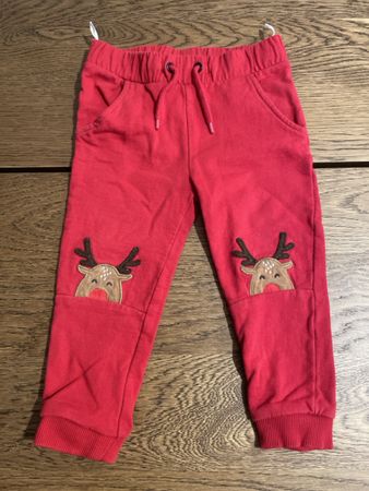 Kinder Hosen C&A Rot Grösse 98 guter Zustand