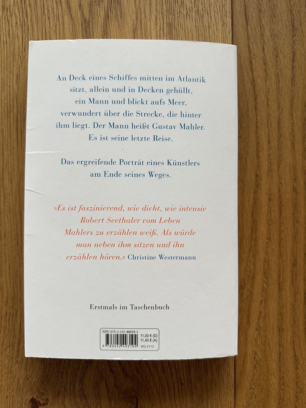 Libri: Robert Seethaler - Der letzte Satz – Nuovo (secondo la descrizione) da Baar venduto da renbee 2