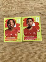 Panini Sticker Johan Manzambi und Aurèle Amenda