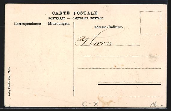 Ansichtskarten: Wald /Zürich, Poststrasse und Kramenstr – Gebraucht aus Berlin von bartko-reher 1