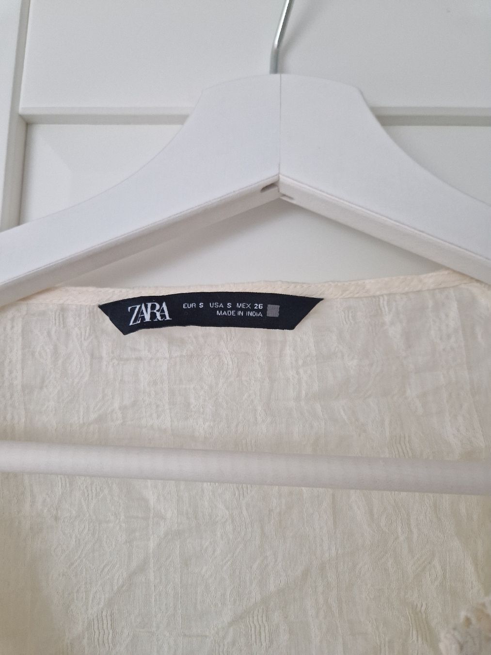 Zara Blusen: Zara - Bohoo Bluse in cremeweiss, Gr. S – Gebraucht aus Fislisbach von mgr_yy8b 1