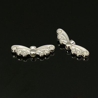 Perle (finte): 10 Flügelperlen  Schmetterling  20mm – Nuovo (secondo la descrizione) da Alpnachstad venduto da perlengaby