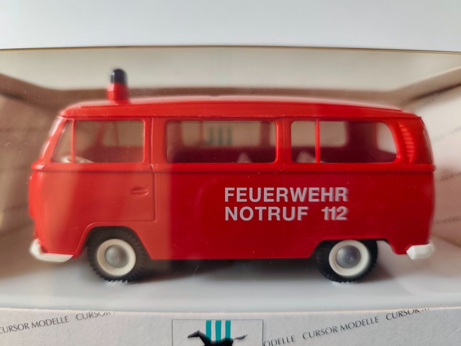 VW Bully T2, Feuerwehr Notruf 112 von Cursor Modelle 1/40 (Neu und ...