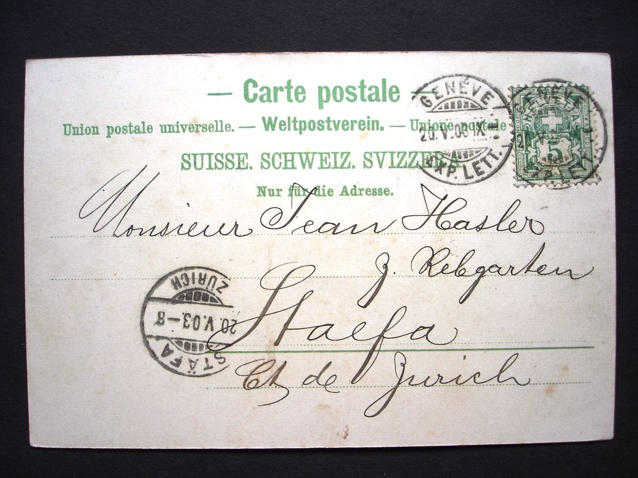 Cartes postales: GENÈVE Monument Brunswick - Pferde-Kutsche – D'occasion à Jona par philajona 1
