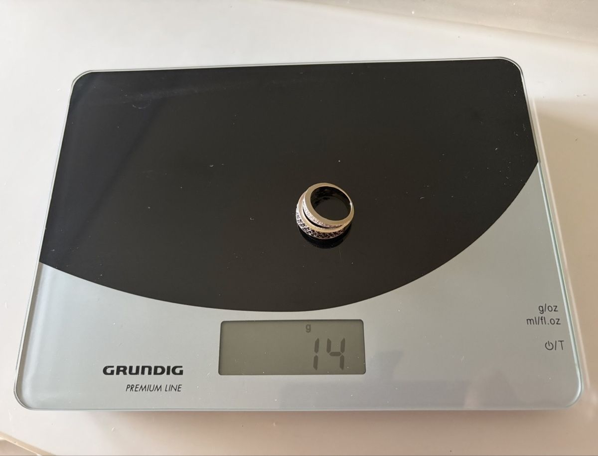 Anelli: Exclusiver Weissgold Ring 750Kt – Usato da Etoy venduto da Diadefin 6