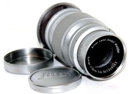 LEITZ WETZLAR ELMAR 9 cm = 90mm  F: 4 , Originale Germany