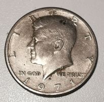 USA 50 Cent Kennedy Münze von 1971