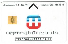 Telefonkarte Niederlande CRD-085 Wegener