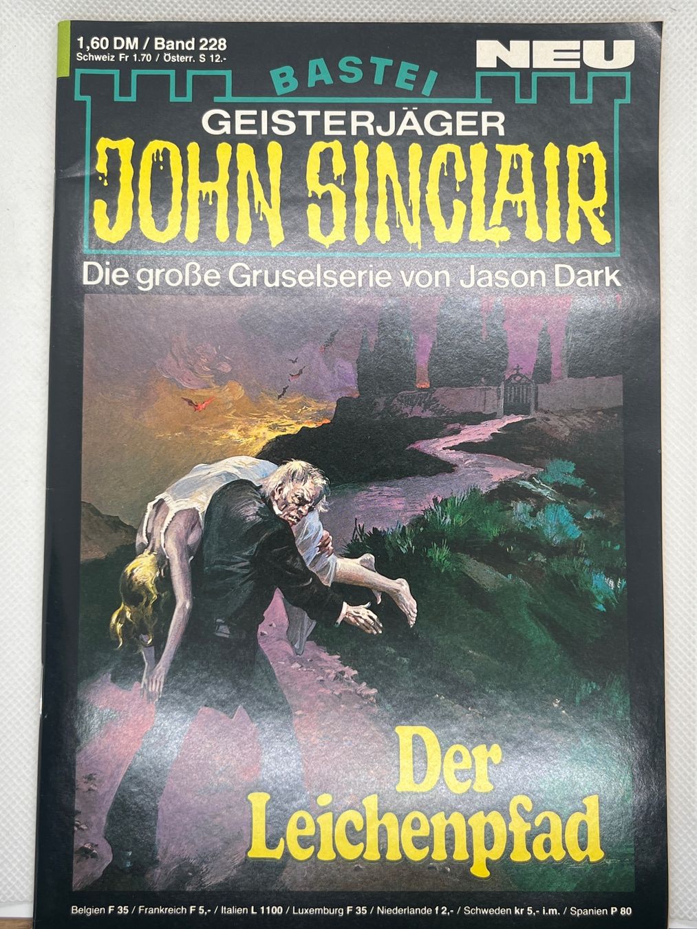 Libri: John Sinclair Band 228 - Der Leichenpfad, 1. Auflage – Usato da Hinterkappelen venduto da Kim1992