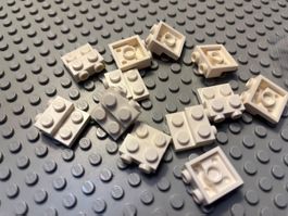 Lego 15x Platten mit 2 Seitennoppen (99206)weiss