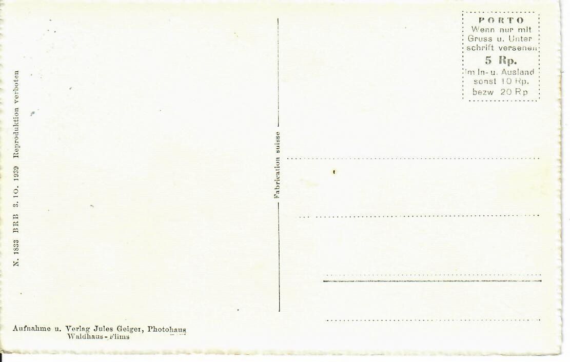 Cartoline postali: Chur – Usato da Hochdorf venduto da Ziegel-16 1