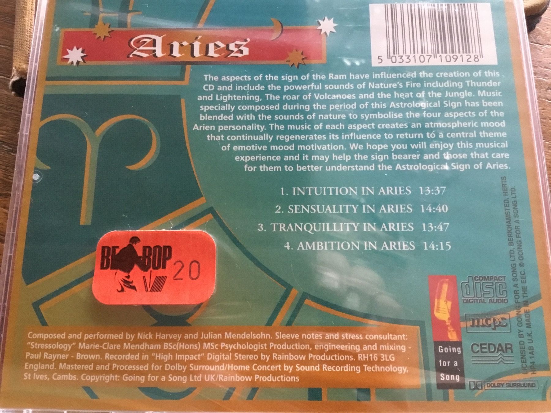 CD: Aries – Nuovo e nell'imballaggio originale da Thierachern venduto da sweden08 1