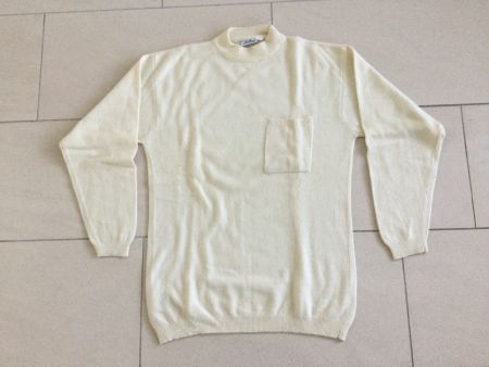 Pullover In offwhite aus Lambswolle und Angora Grösse S/M