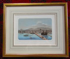 Genève Tonlithographie von Briquet grosse Ansicht