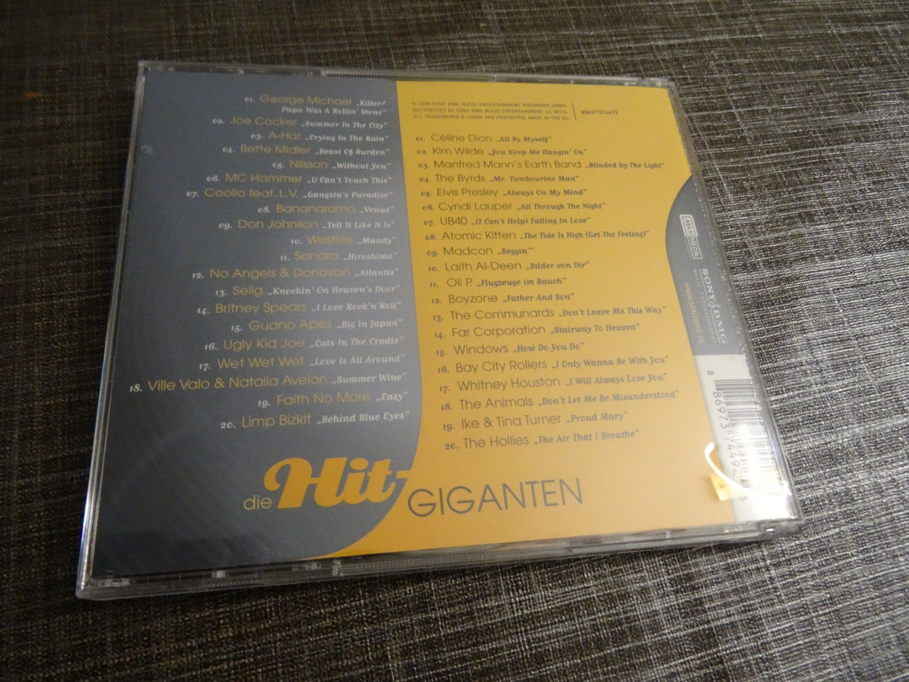 CD: Die Hit-Giganten - Cover-Hits CD – Usato da Olten venduto da Disc-Ausverkauf 1