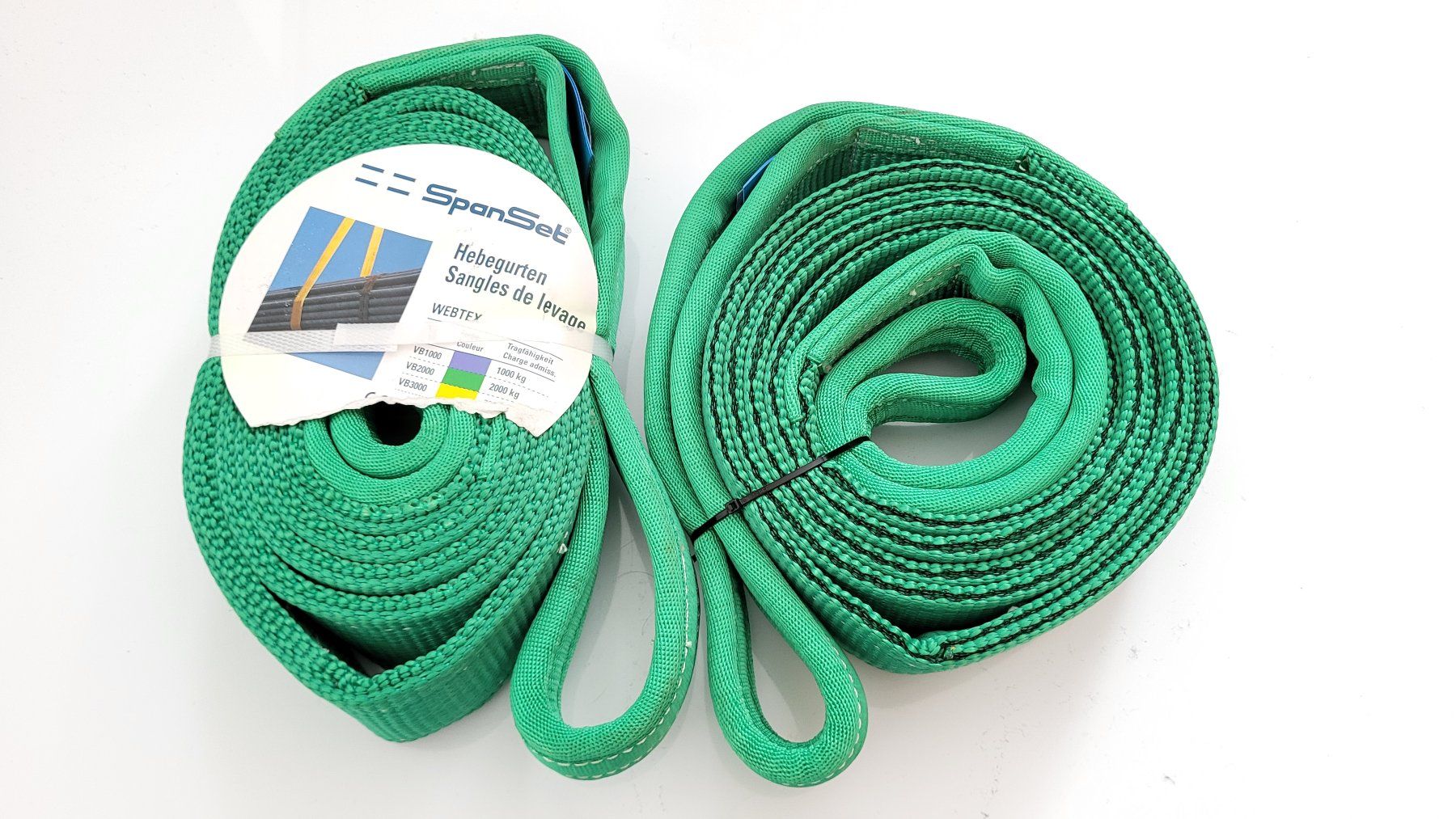 Tutti gli attrezzi: Webtex Hebeband  Hebegurt Spanset  Neu 2x 3Meter 2000Kg – Nuovo (secondo la descrizione) da Rapperswil SG venduto da AndiRap