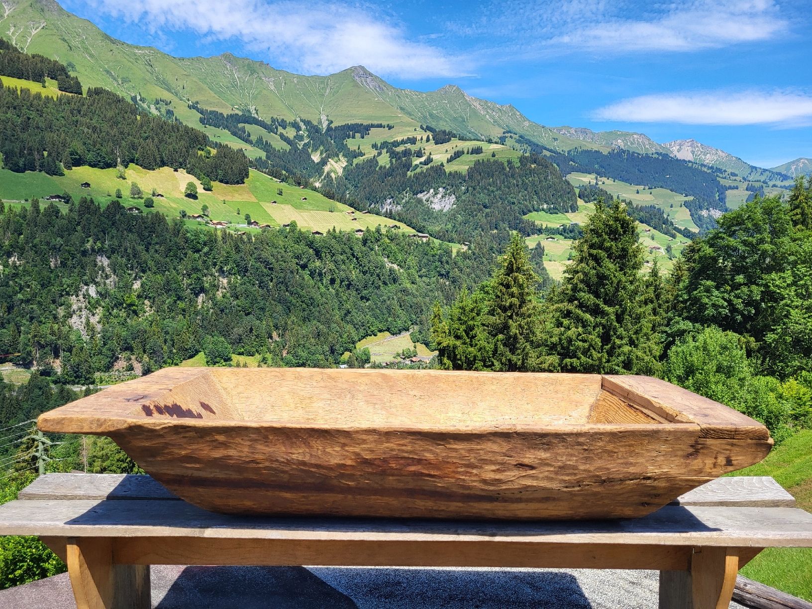 Articoli in legno: teigmulde antik, brotmulde, objekt, deko,industrie – Usato da Frutigen venduto da Tipp1