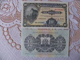 Gibraltar - 10 Shilling 2018, Seltene Banknote, Unc Zustand