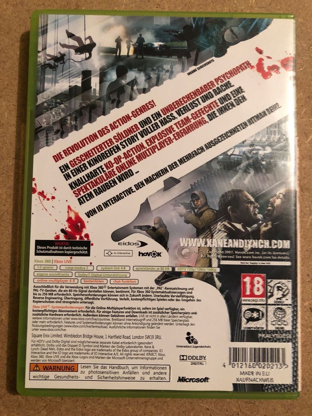 Giochi: Kane & Lynch Dead Man Xbox 360 – Usato da Kestenholz venduto da Mad18 1