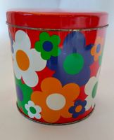 Blechdose 70er Jahre "Blumen" Rot ab Fr. 8.-