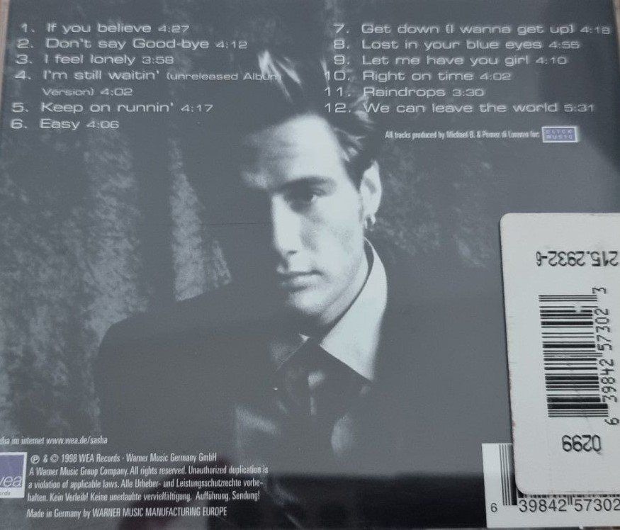 CD: Sasha - dedicated to... – Usato da Wettingen venduto da Licht08 1
