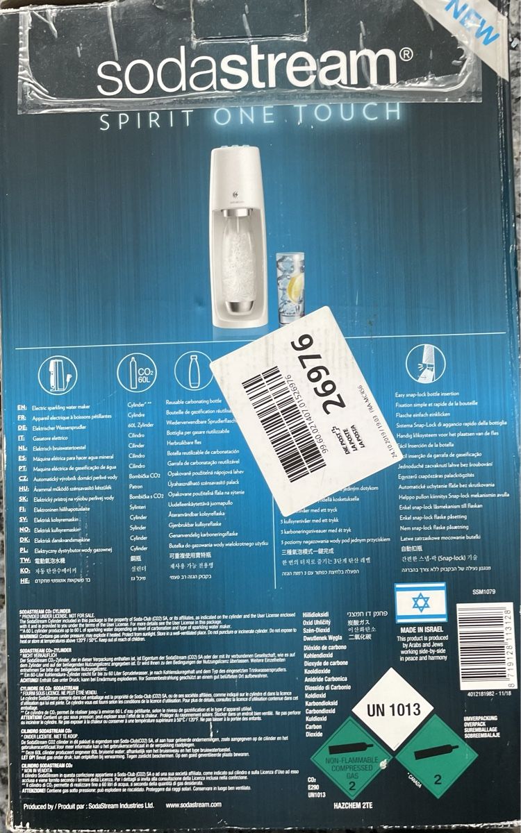 Sodastream Elettrodomestici da cucina: Sodastream Spirit one Touch weiss.- – Nuovo (secondo la descrizione) da Thun venduto da Jimmuli 2