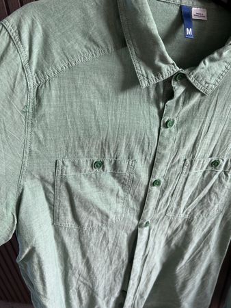 H&M Herren Hemd, Gr. M, hellgrün, Top Zustand für Frühling